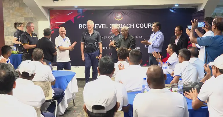 বিসিবির উদ্যোগে লেভেল থ্রি কোচিং কোর্স